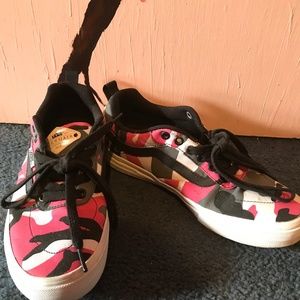 Pink Camo Vans